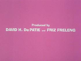 Screenshots from the 1978 DePatie Freleng cartoon Pink Daddy