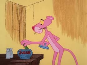Screenshots from the 1978 DePatie Freleng cartoon Pink and Shovel