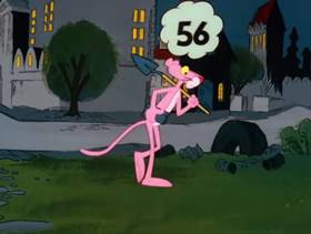 Screenshots from the 1978 DePatie Freleng cartoon Pink and Shovel