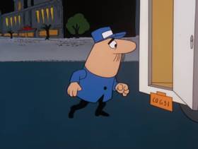 Screenshots from the 1978 DePatie Freleng cartoon Pink and Shovel