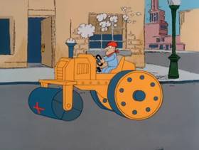 Screenshots from the 1978 DePatie Freleng cartoon Pink and Shovel