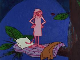 Screenshots from the 1978 DePatie Freleng cartoon Pinkologist