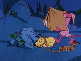 Screenshots from the 1978 DePatie Freleng cartoon Pinkologist