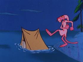 Screenshots from the 1978 DePatie Freleng cartoon Pinkologist