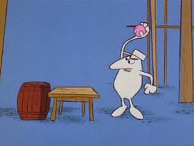 Screenshots from the 1978 DePatie Freleng cartoon Pinkologist