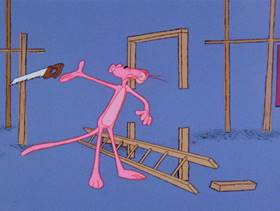 Screenshots from the 1978 DePatie Freleng cartoon Pinkologist