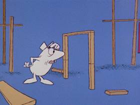 Screenshots from the 1978 DePatie Freleng cartoon Pinkologist