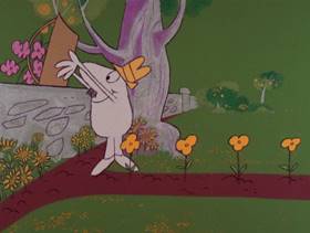 Screenshots from the 1978 DePatie Freleng cartoon Pinkologist