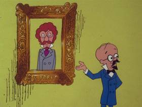 Screenshots from the 1978 DePatie Freleng cartoon Pinkologist