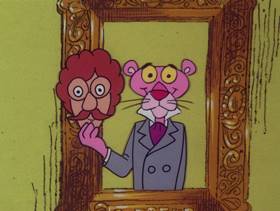 Screenshots from the 1978 DePatie Freleng cartoon Pinkologist