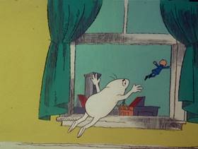 Screenshots from the 1978 DePatie Freleng cartoon Pinkologist