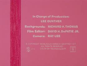 Screenshots from the 1978 DePatie Freleng cartoon Pinkologist