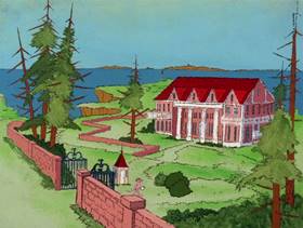 Screenshots from the 1978 DePatie Freleng cartoon Pink Press