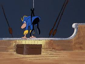 Screenshots from the 1978 DePatie Freleng cartoon Pink in the Drink