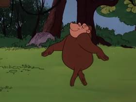 Screenshots from the 1978 DePatie Freleng cartoon Pink Bananas