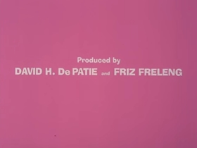 Screenshots from the 1978 DePatie Freleng cartoon PinkTails for Two