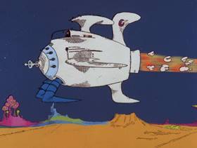 Screenshots from the 1978 DePatie Freleng cartoon Star Pink