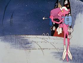 Screenshots from the 1978 DePatie Freleng cartoon Star Pink