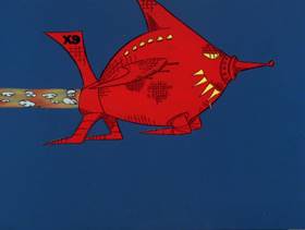 Screenshots from the 1978 DePatie Freleng cartoon Star Pink