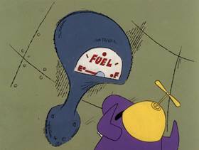 Screenshots from the 1978 DePatie Freleng cartoon Star Pink