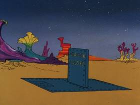 Screenshots from the 1978 DePatie Freleng cartoon Star Pink