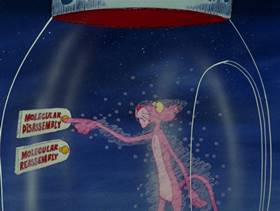 Screenshots from the 1978 DePatie Freleng cartoon Star Pink