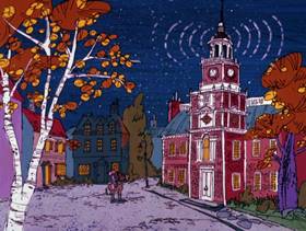 Screenshots from the 1978 DePatie Freleng cartoon Yankee Doodle Pink