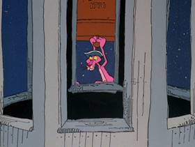 Screenshots from the 1978 DePatie Freleng cartoon Yankee Doodle Pink