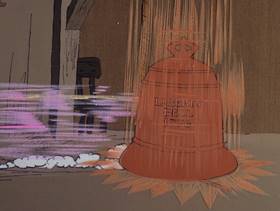 Screenshots from the 1978 DePatie Freleng cartoon Yankee Doodle Pink