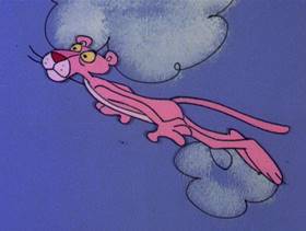 Screenshots from the 1978 DePatie Freleng cartoon The Pink of Bagdad