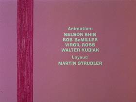 Screenshots from the 1978 DePatie Freleng cartoon The Pink of Bagdad