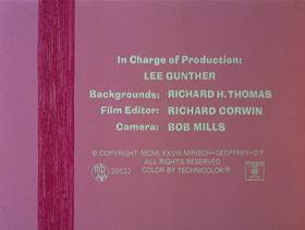 Screenshots from the 1978 DePatie Freleng cartoon The Pink of Bagdad