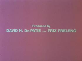 Screenshots from the 1978 DePatie Freleng cartoon The Pink of Bagdad