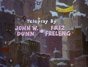 Screenshots from the 1978 DePatie Freleng cartoon Pink Panther in "A Pink Christmas"