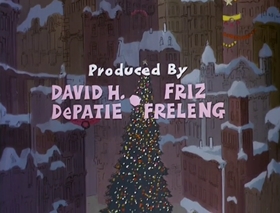 Screenshots from the 1978 DePatie Freleng cartoon Pink Panther in "A Pink Christmas"