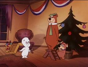 Screenshots from the 1979 Hanna-Barbera cartoon Casper