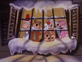 Screenshots from the 1979 Hanna-Barbera cartoon Casper