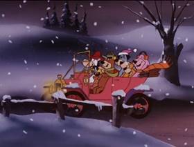 Screenshots from the 1979 Hanna-Barbera cartoon Casper