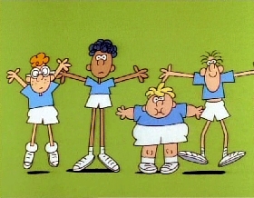 Screenshots from the 1979 Focus Design, Inc. cartoon The Body Machine