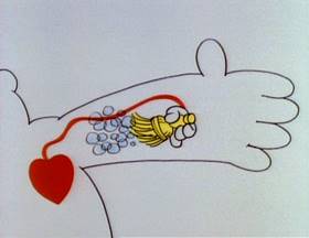 Screenshots from the 1979 Focus Design, Inc. cartoon Do the Circulation