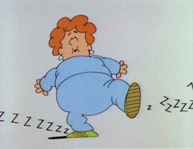 Screenshots from the 1979 Focus Design, Inc. cartoon Do the Circulation