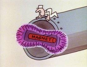 Screenshots from the 1979 Focus Design, Inc. cartoon Electricity, Electricity