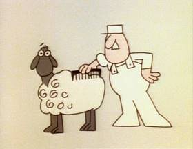 Screenshots from the 1979 Focus Design, Inc. cartoon Electricity, Electricity