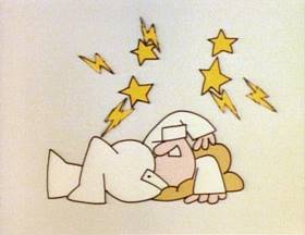 Screenshots from the 1979 Focus Design, Inc. cartoon Electricity, Electricity