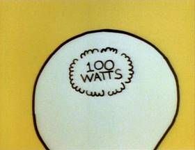 Screenshots from the 1979 Focus Design, Inc. cartoon Electricity, Electricity