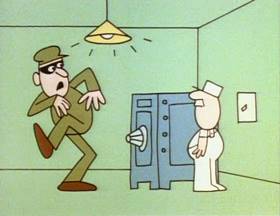 Screenshots from the 1979 Focus Design, Inc. cartoon Electricity, Electricity