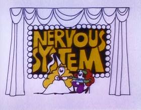 Screenshots from the 1979 Focus Design, Inc. cartoon Telegraph Line