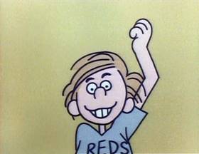 Screenshots from the 1979 Focus Design, Inc. cartoon Them Not-So-Dry Bones