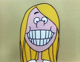 Screenshots from the 1979 Focus Design, Inc. cartoon Them Not-So-Dry Bones