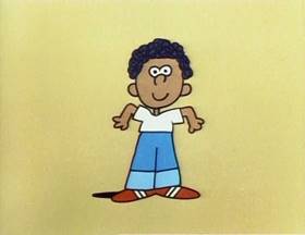 Screenshots from the 1979 Focus Design, Inc. cartoon Them Not-So-Dry Bones